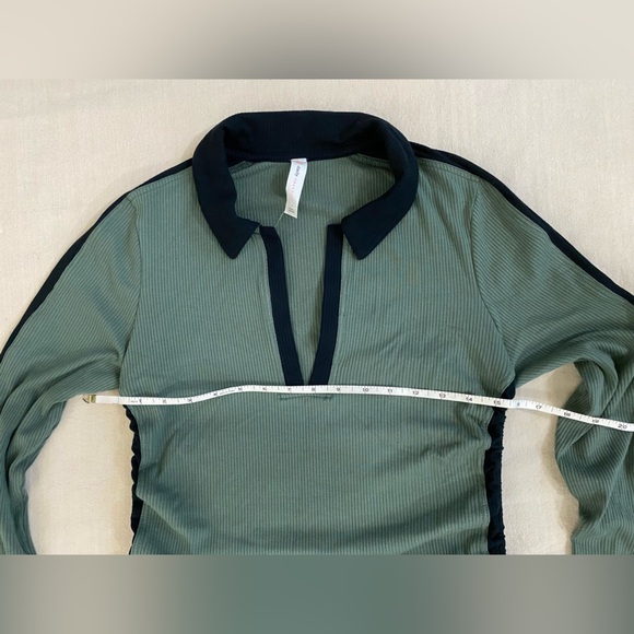 Daily Practice by Anthropologie Long-Sleeve Colorblock Polo midi dress  NWT - Picture 10 of 14